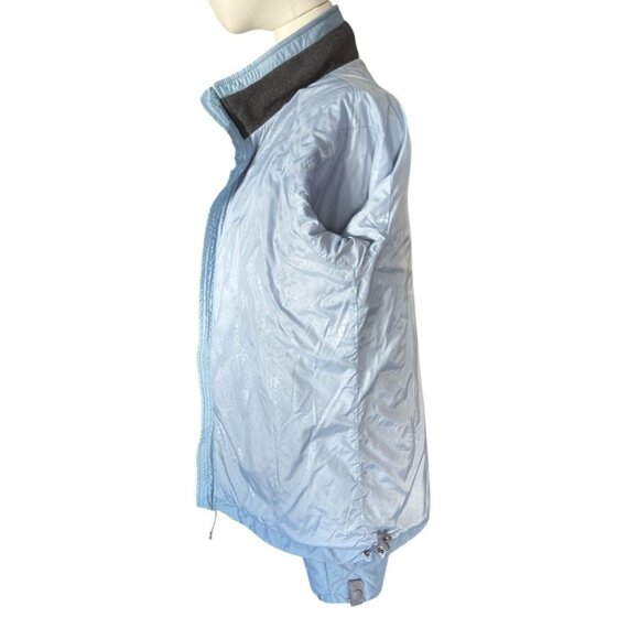 The North Face Light Blue Nylon Long Sleeve Full Zip Jacket Coat Women's L - Picture 10 of 12